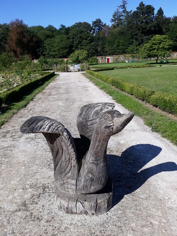 Oiseau sculpte en bois