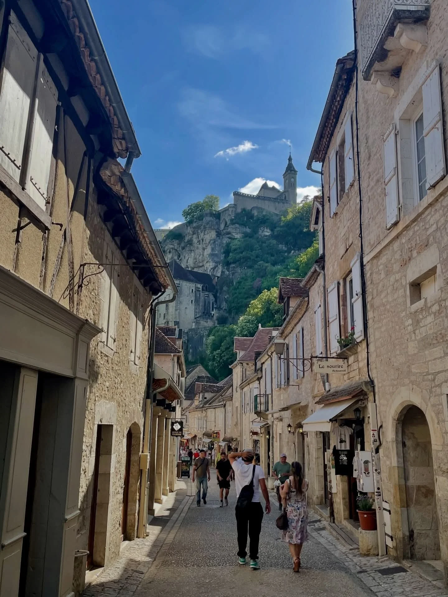 Rue du centre de Rocamadour
