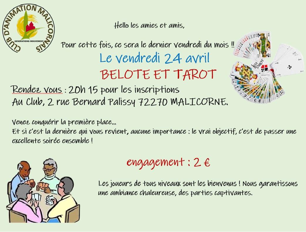 Affiche cartes du 24 04 2026