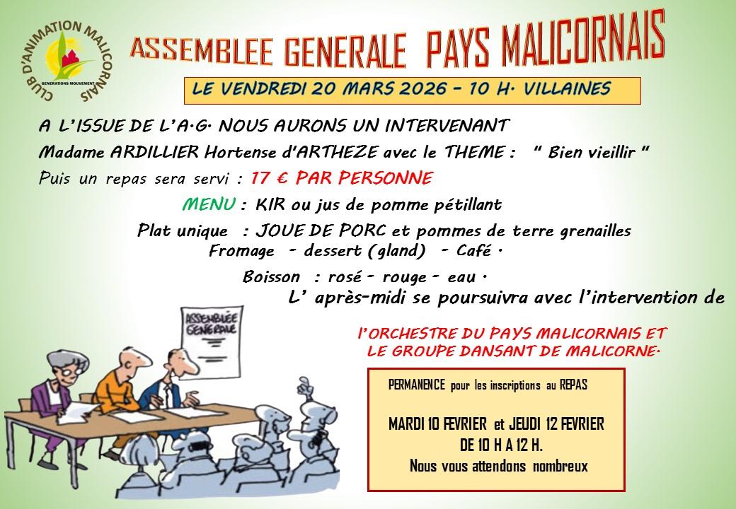 Ag pays malicornais 2026