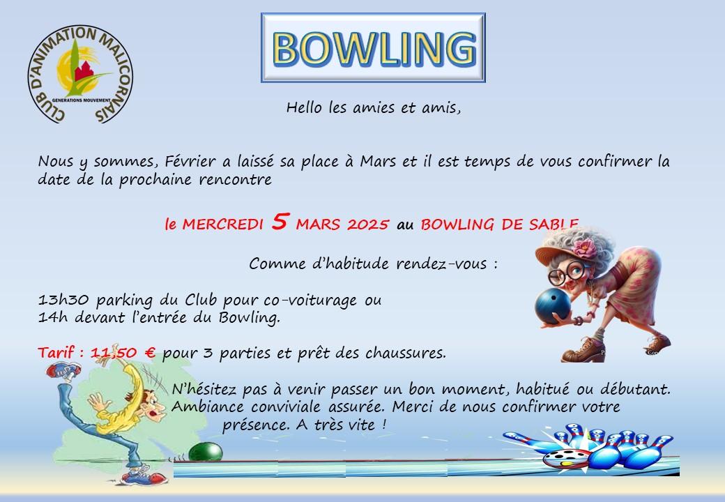 Bowling 05 mars 2025