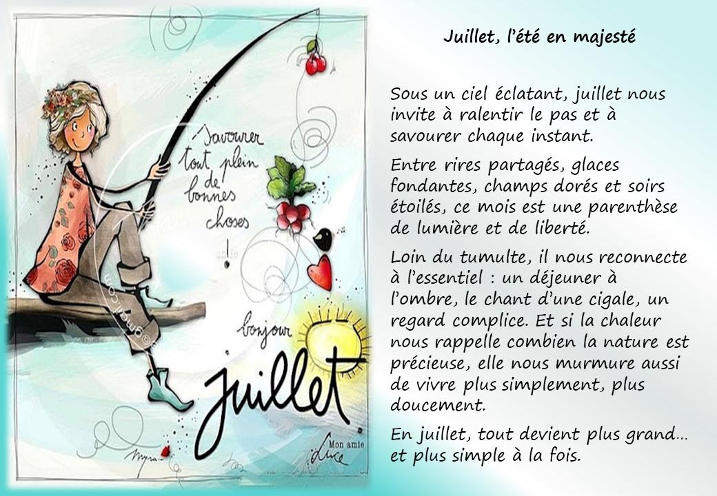 Mois de juillet 1